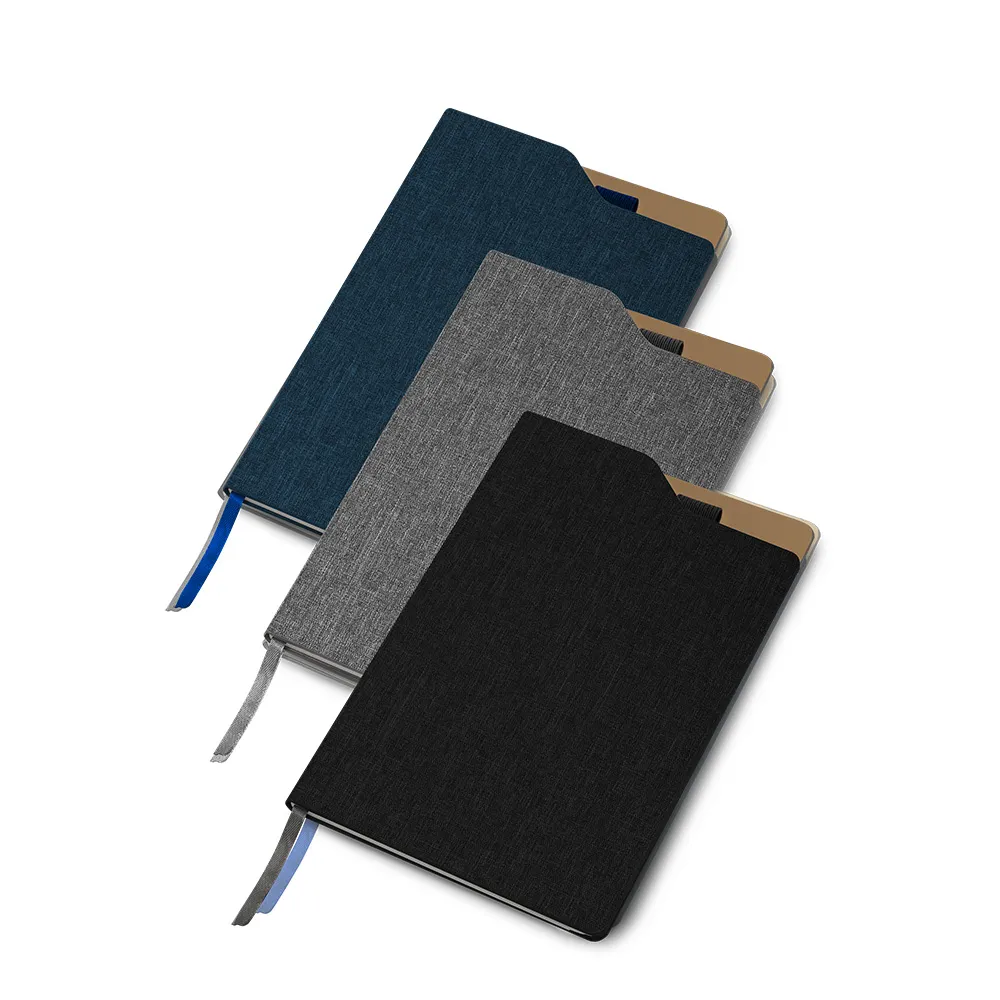 RD 8100170-Caderno Personalizado com suporte para caneta 21 x 14 cm